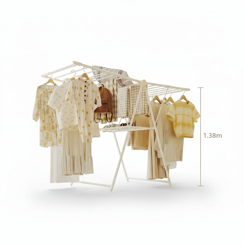 Étendoir à linge pliable gain de place intérieur