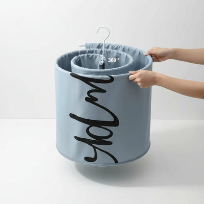 Étendoir à linge tour spirale inox pliable