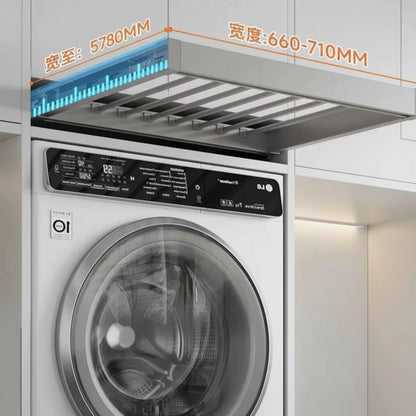 Étendoir à linge extensible armoire intégrée