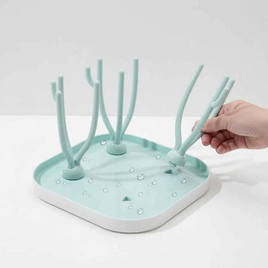 Petit étendoir à linge pour biberons démontable