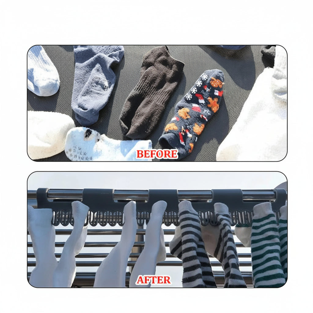 Cintre pour étendoir à linge pour chaussettes et sous vêtements