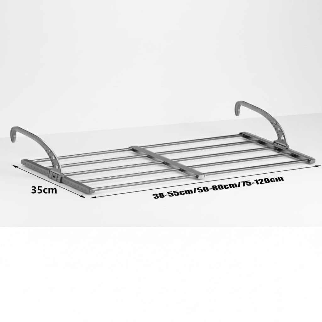 Étendoir à linge pour radiateur extensible pliable