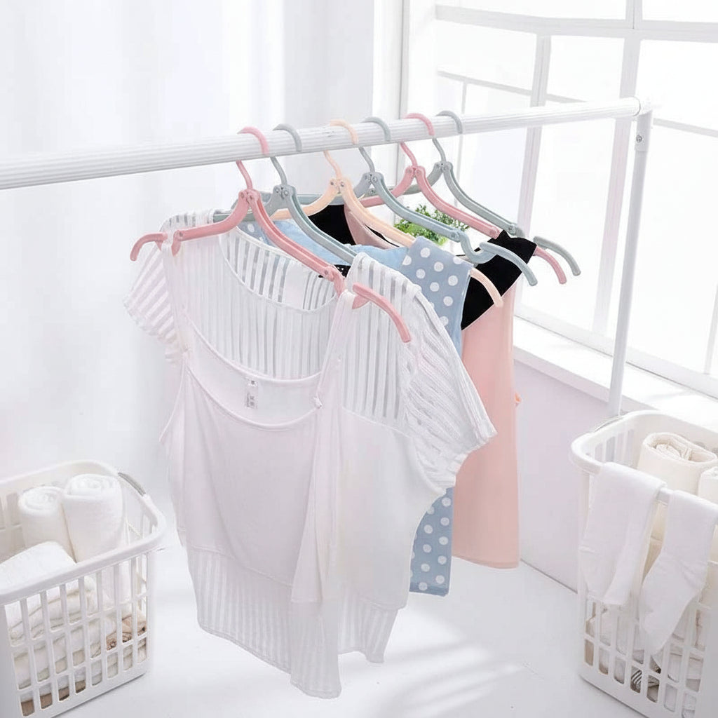 Petit étendoir à linge pliable de voyage