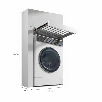 Étendoir à linge extensible armoire intégrée