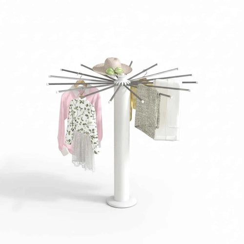 Étendoir à linge tour solide pliable balcon