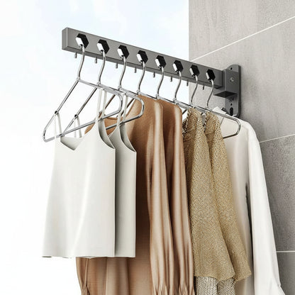 Étendoir à linge mural rabattable acier carbone pliable