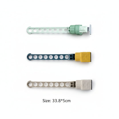 Étendoir à linge pour balcon 8 trous inox