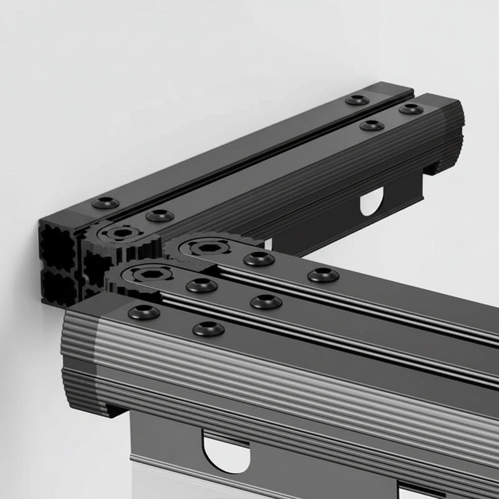 Étendoir à linge mural rétractable aluminium ventouse