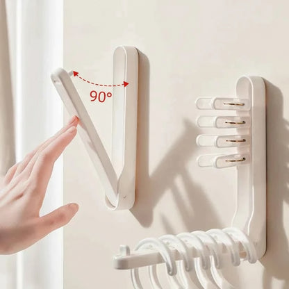 Cintre pour étendoir à linge mural pliable pp