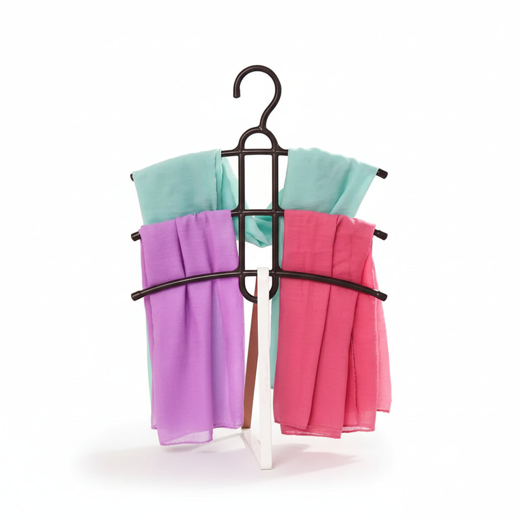 Cintre pour étendoir à linge trois niveaux gain de place