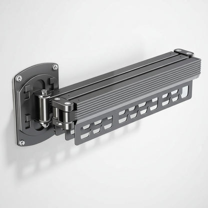 Étendoir à linge mural rétractable aluminium robuste