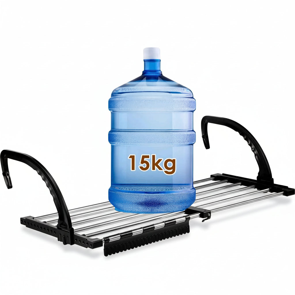 Étendoir à linge pour radiateur extensible pliable