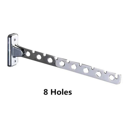 Étendoir à linge mural rabattable inox pliant