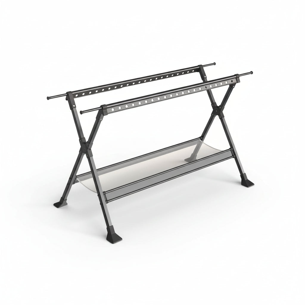 Étendoir à linge pliable inox extensible