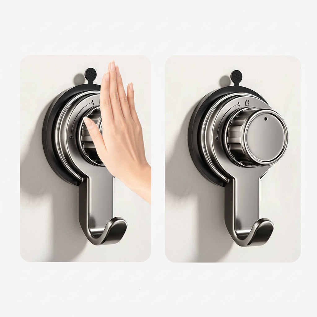 Étendoir à linge mural rabattable ventouse aluminium