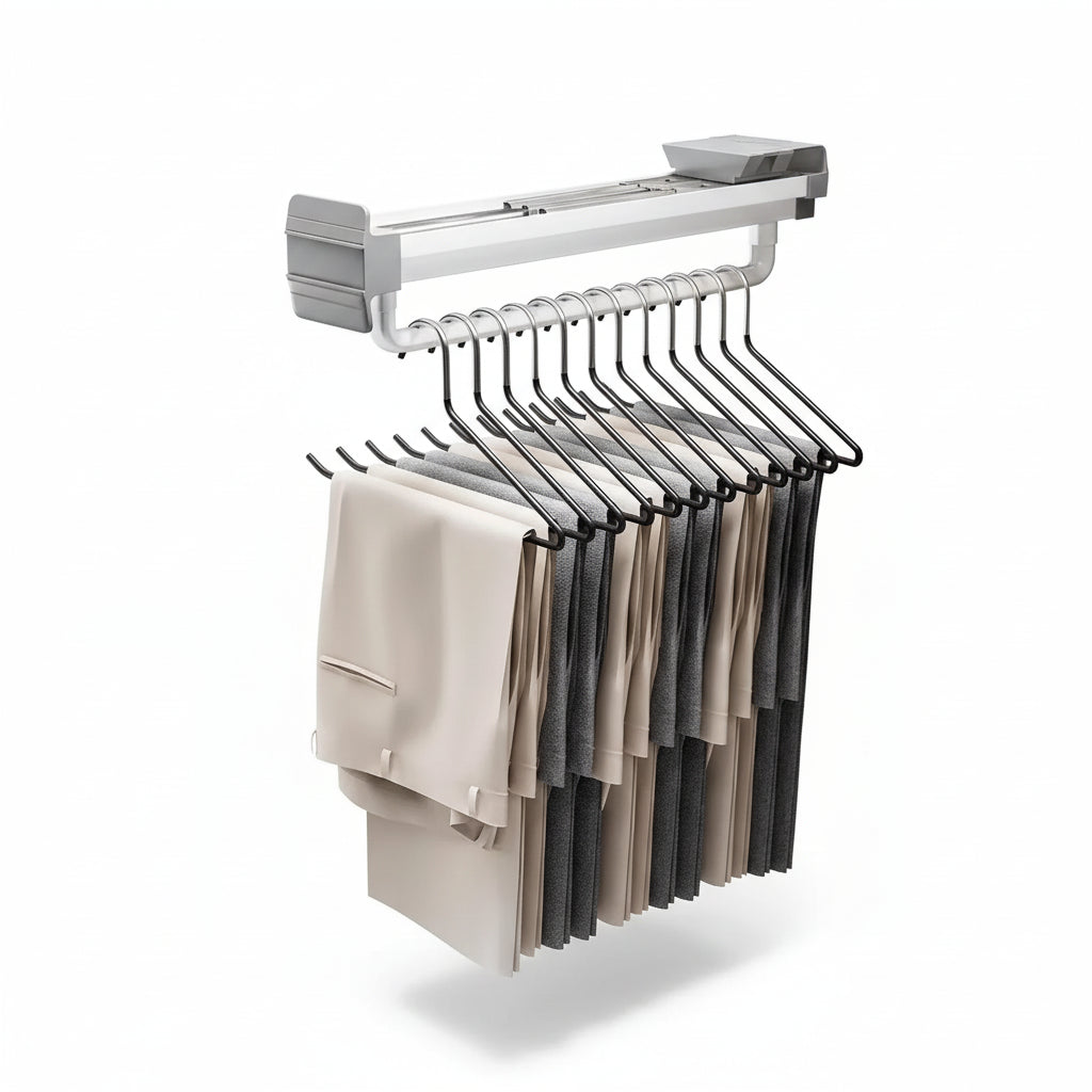 Cintre pour étendoir à linge coulissant pantalon