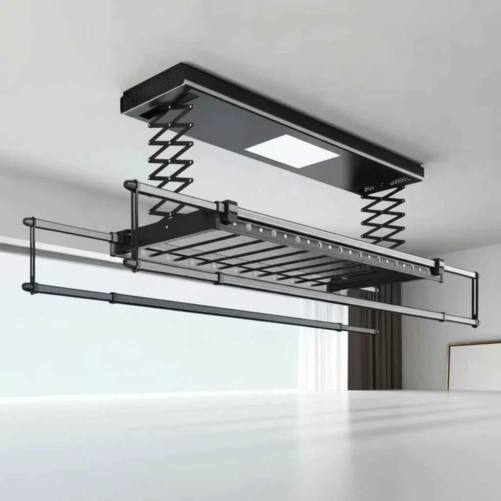 Étendoir à linge plafond électrique télécommandé