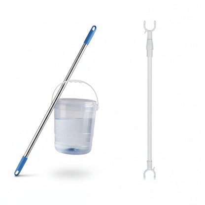 Poteau pour étendoir à linge télescopique inox