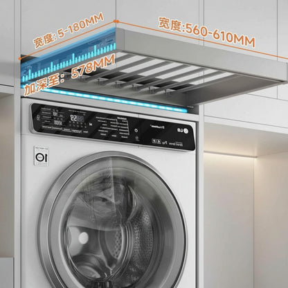 Étendoir à linge extensible armoire intégrée