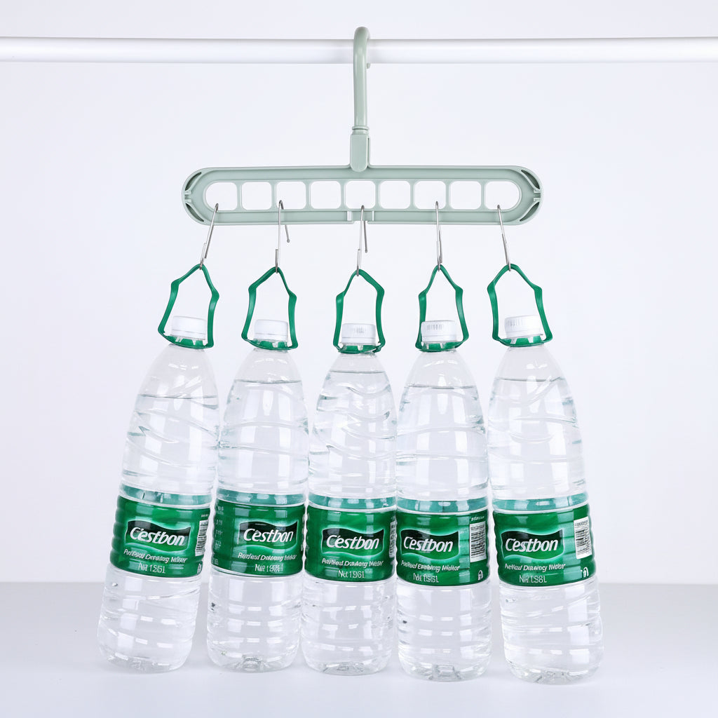 Cintre pour étendoir à linge multifonction 9 trous