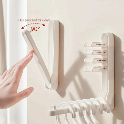 Cintre pour étendoir à linge mural pliable pp