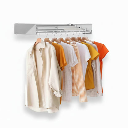 Étendoir à linge mural rabattable inox pliable