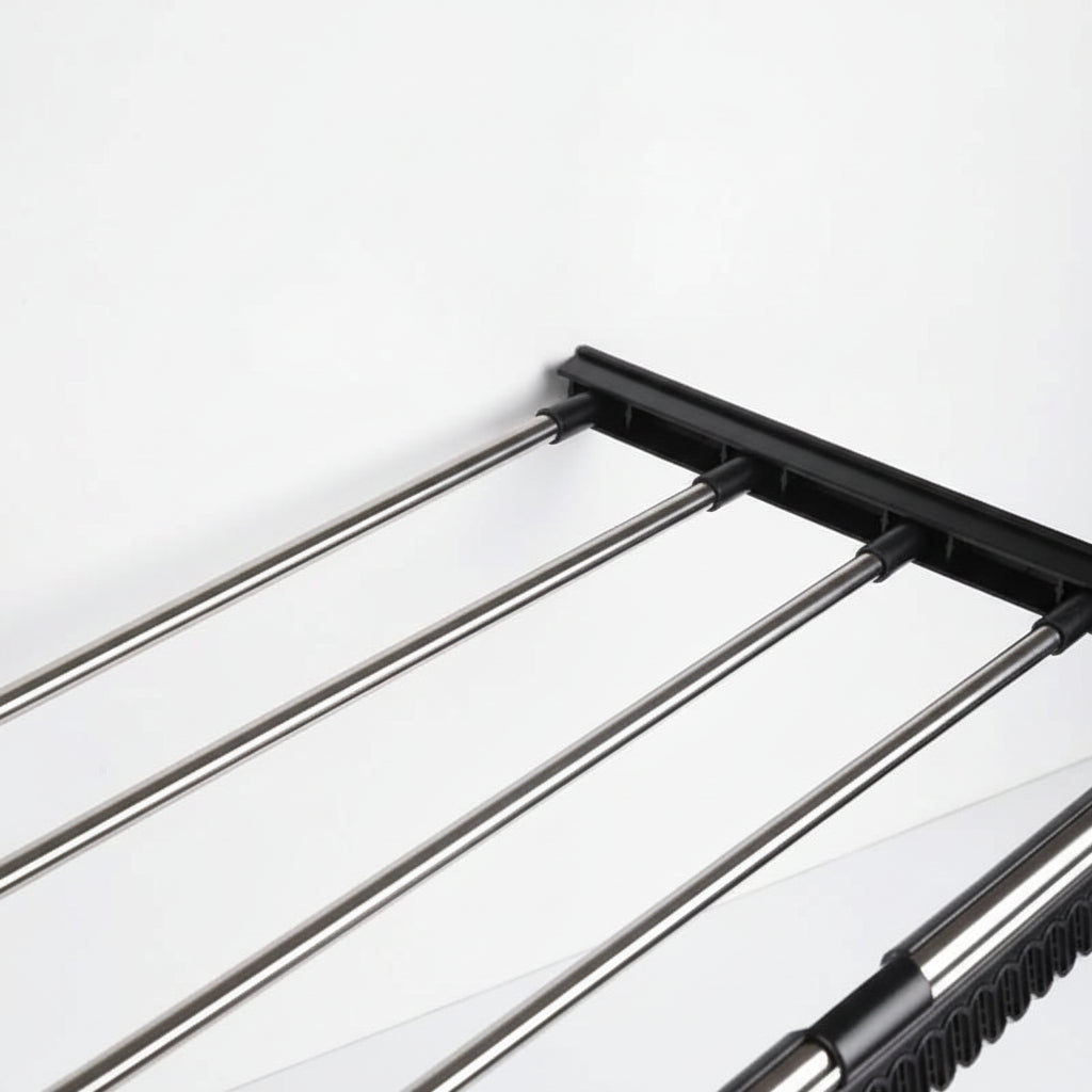 Étendoir à linge pour balcon pliable inox