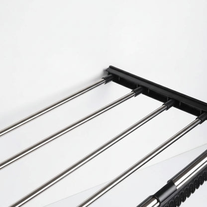 Étendoir à linge pour balcon pliable inox