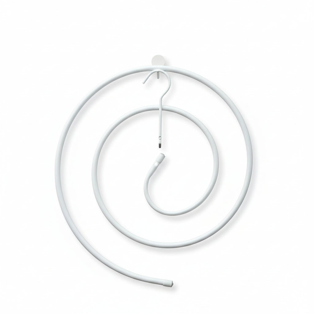 Étendoir à linge tour spirale inox pliable