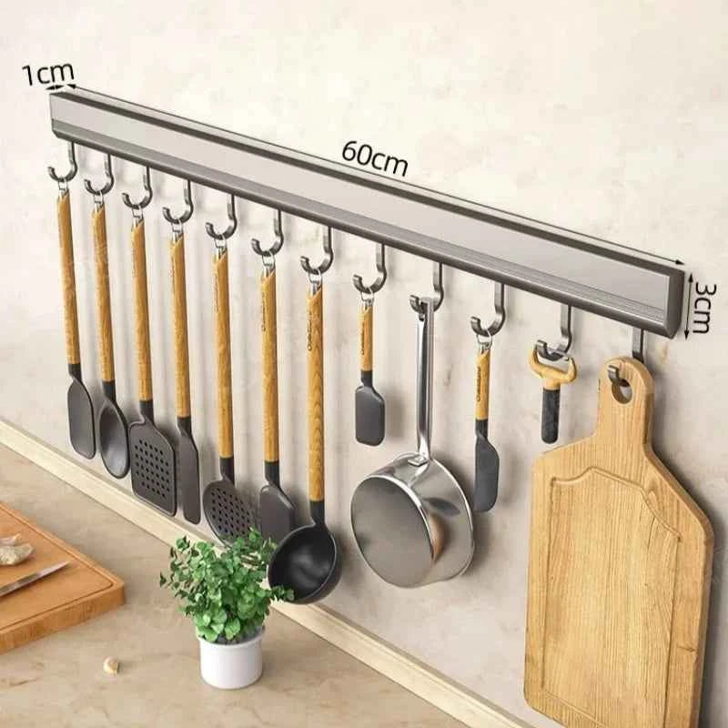 Cintre pour étendoir à linge mural aluminium