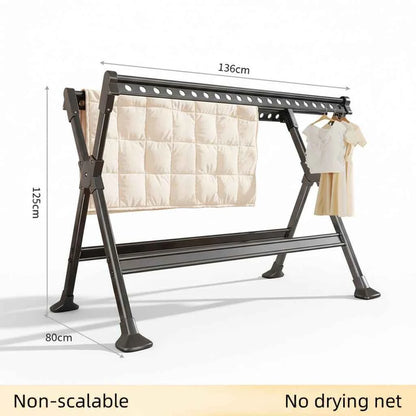 Étendoir à linge pliable télescopique balcon