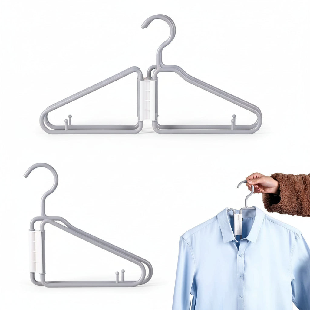 Cintre pour étendoir à linge pliable antidérapant