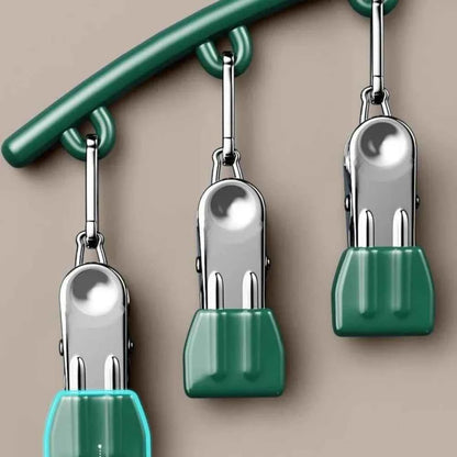 Cintre pour étendoir à linge avec pinces antidérapantes