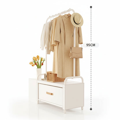 Étendoir à linge pliable avec armoire intégrée