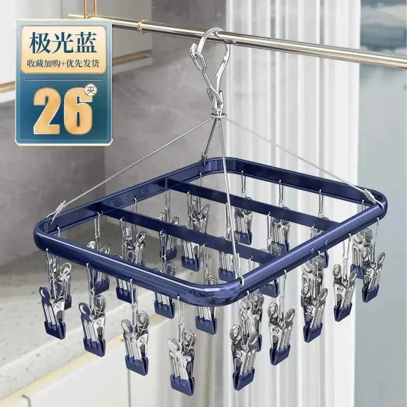 Petit étendoir à linge 36 pinces aluminium