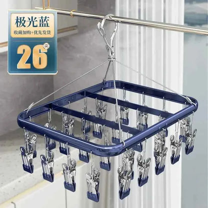 Petit étendoir à linge 36 pinces aluminium