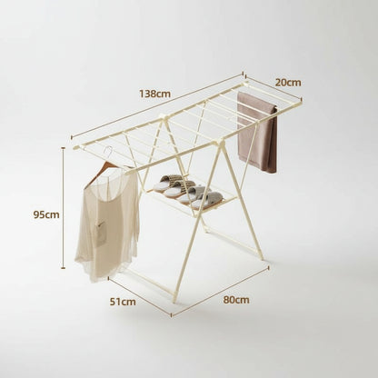 Étendoir à linge pliable gain de place intérieur