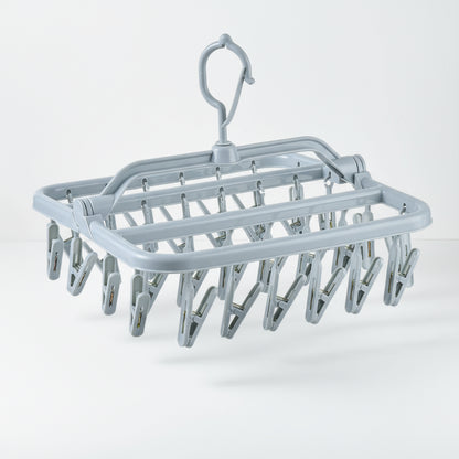 Petit étendoir à linge pliable 32 pinces