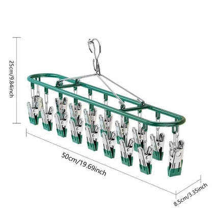Petit étendoir à linge inox 20 pinces