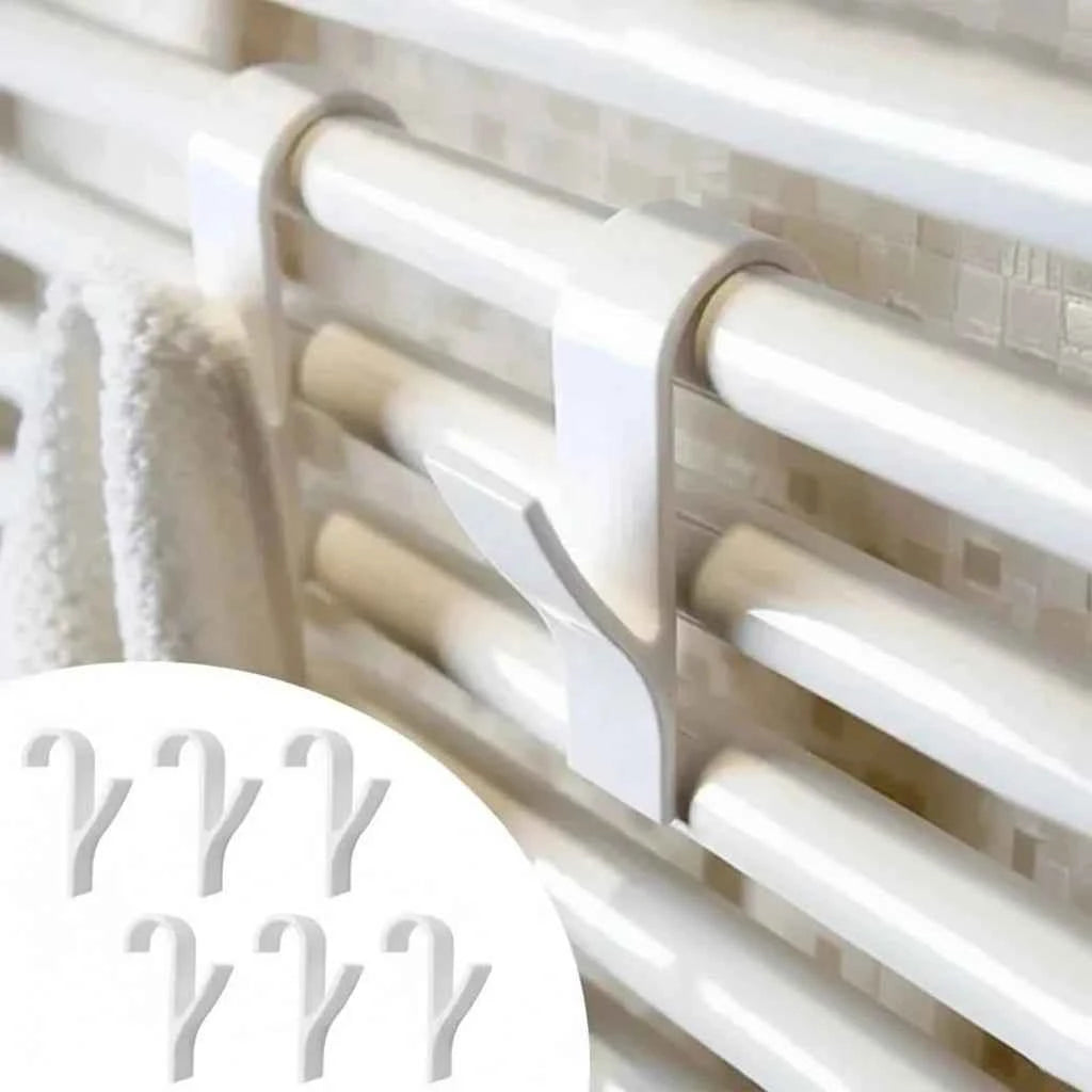 Cintre pour étendoir à linge pour radiateur blanc