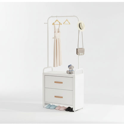 Étendoir à linge pliable avec armoire intégrée