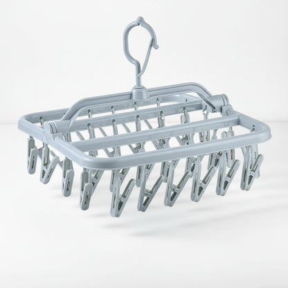 Petit étendoir à linge pliable 32 pinces