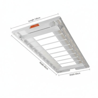 Étendoir à linge plafond électrique télescopique