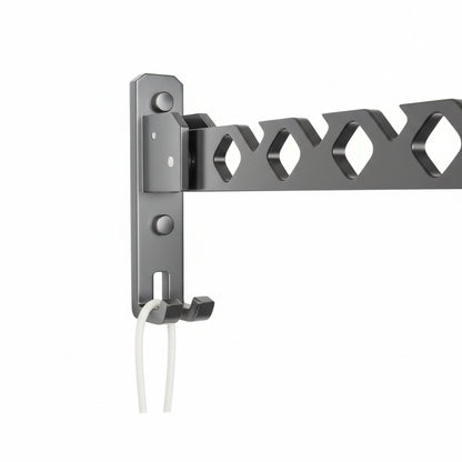Étendoir à linge mural rabattable aluminium pliable