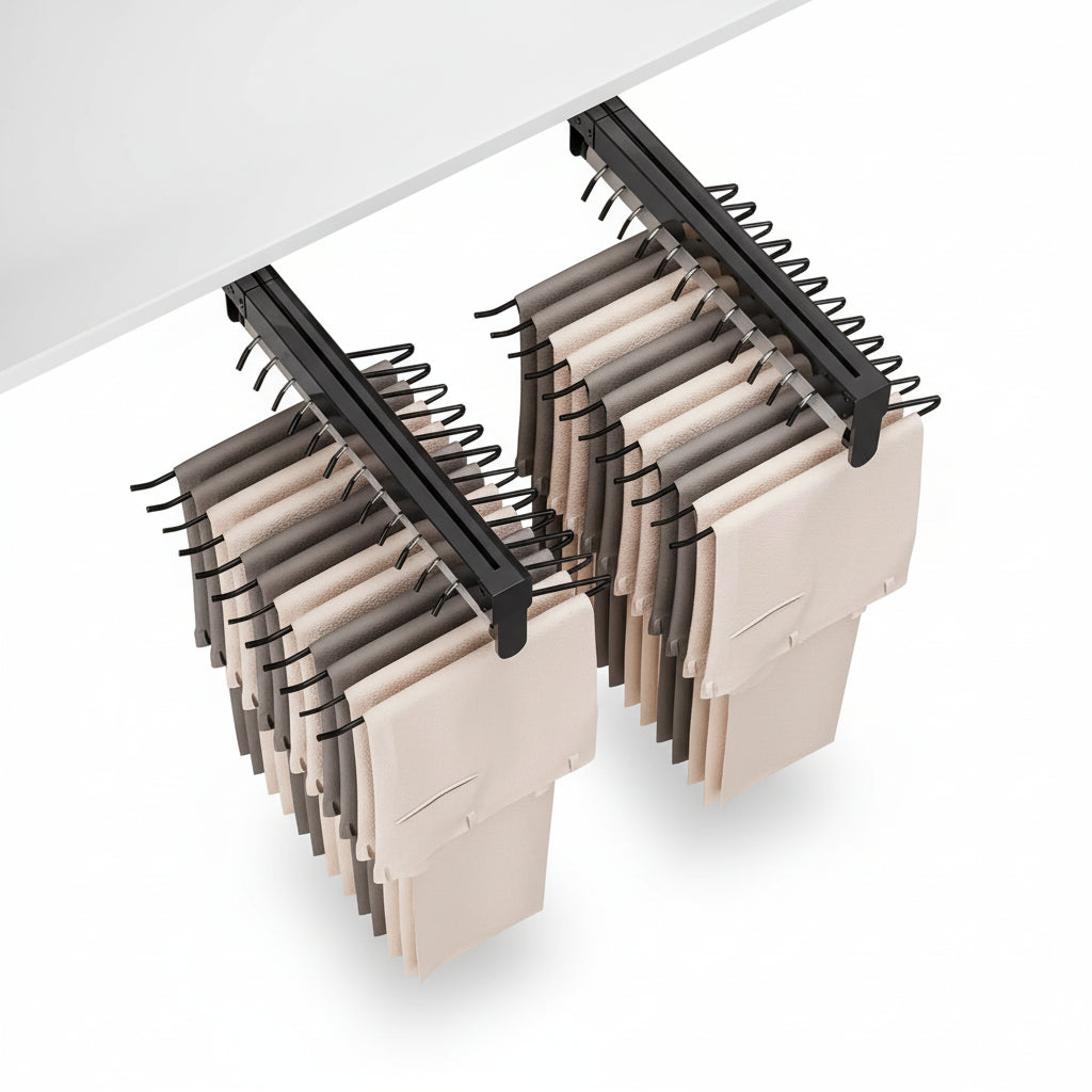 Cintre pour étendoir à linge coulissant pantalon