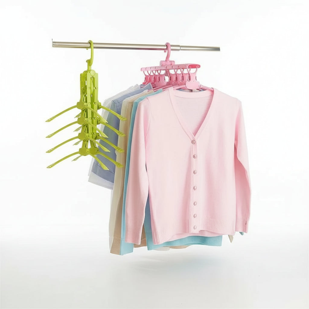 Cintre pour étendoir à linge pliable en plastique