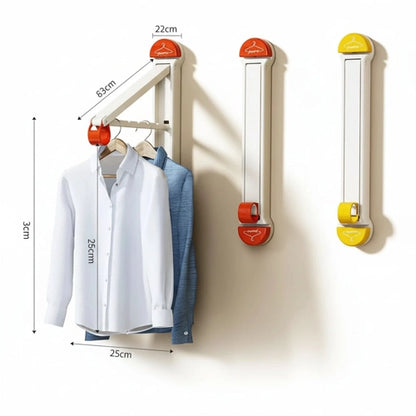 Étendoir à linge mural ventouse pliable