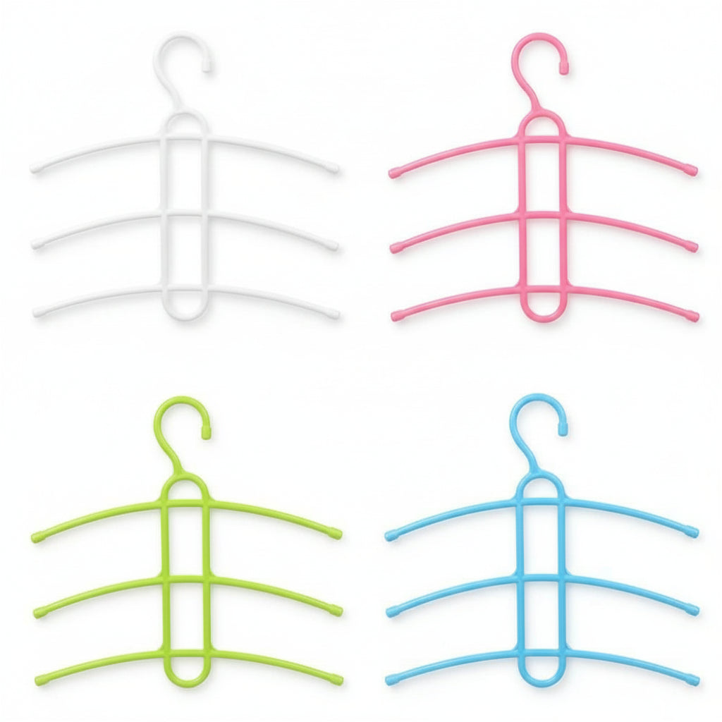 Cintre pour étendoir à linge trois niveaux gain de place