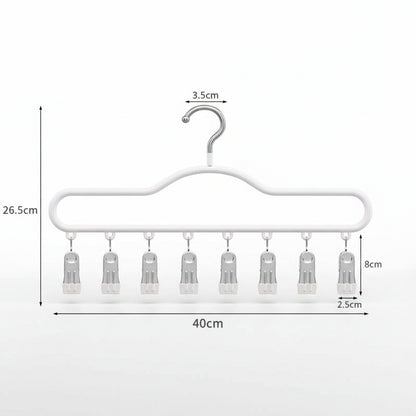 Cintre pour étendoir à linge avec pinces multiples