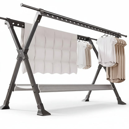Étendoir à linge pliable inox extensible